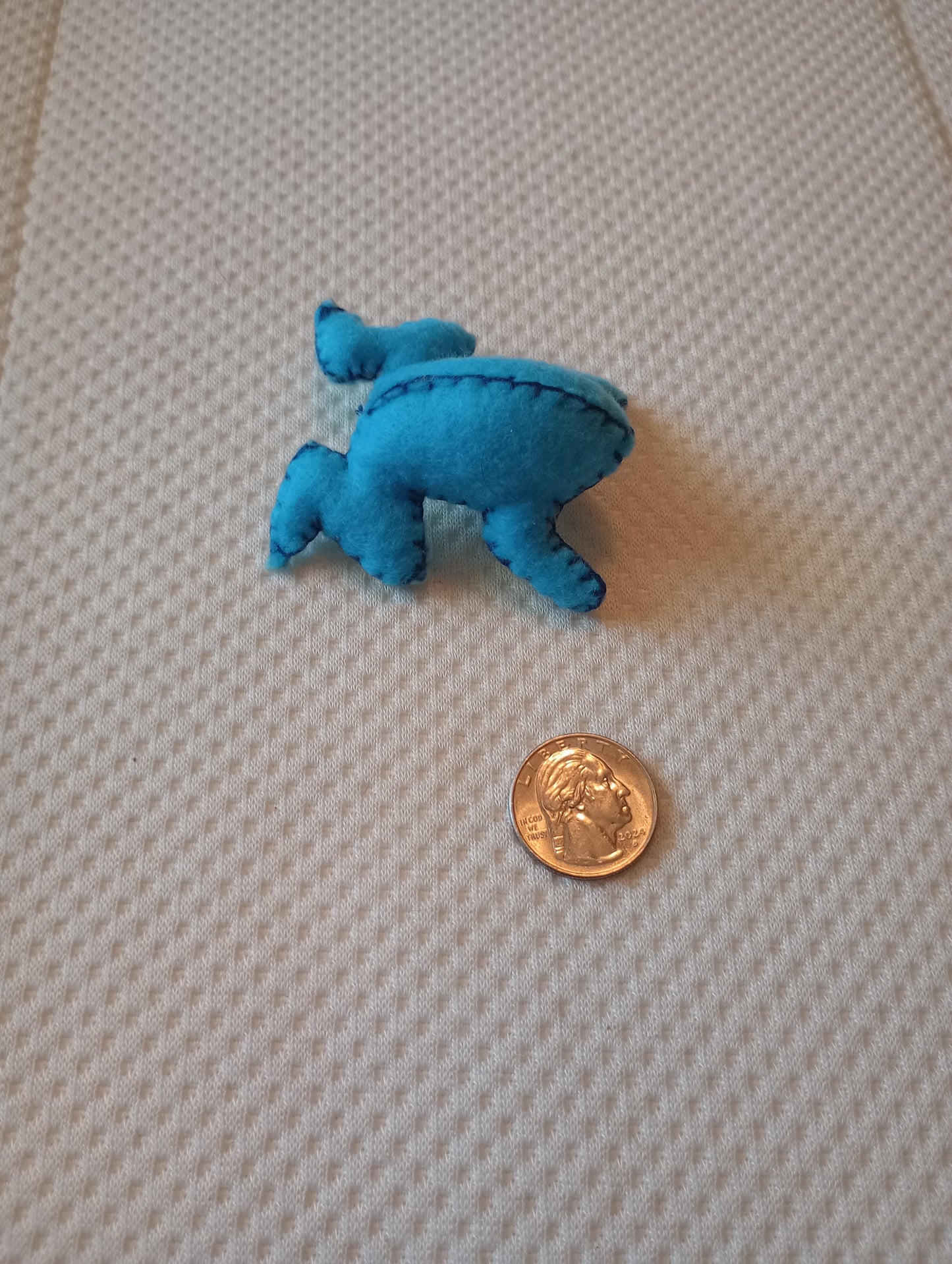 Blue frog guy crystal: lapis