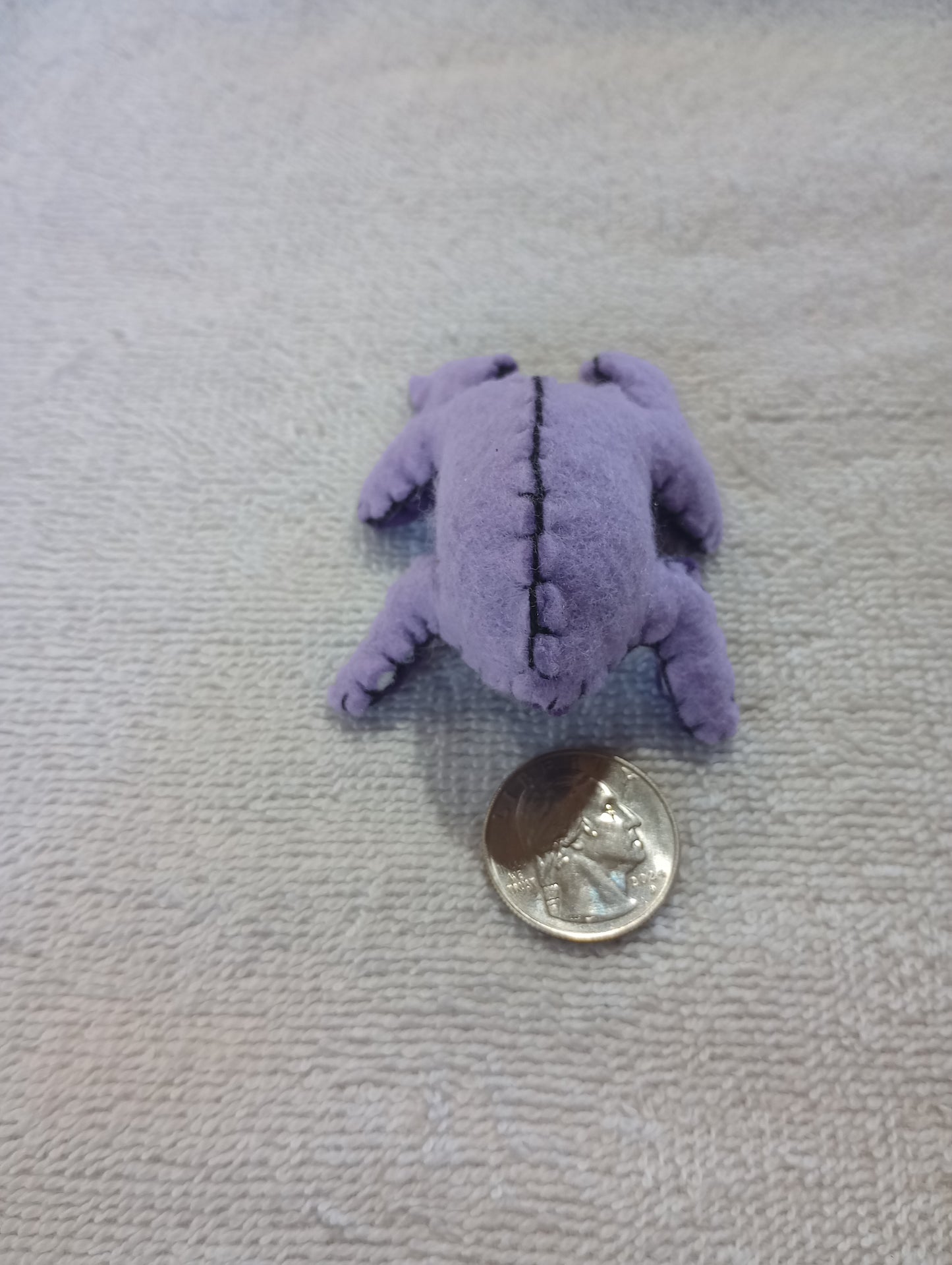 Purple frog guy crystal: opalite