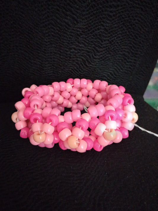 Pink UFO Kandi cuff