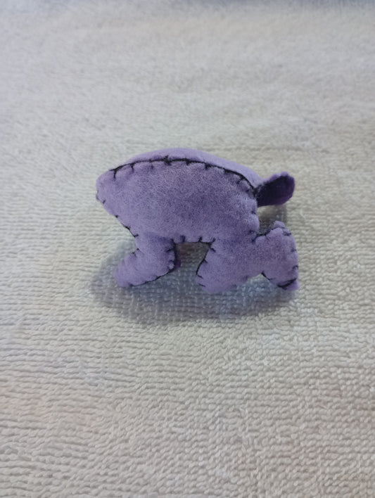 Purple frog guy crystal: opalite